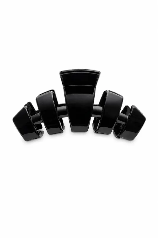 Teleties Large Classic Claw Clip - Jet Black made by TELETIES
