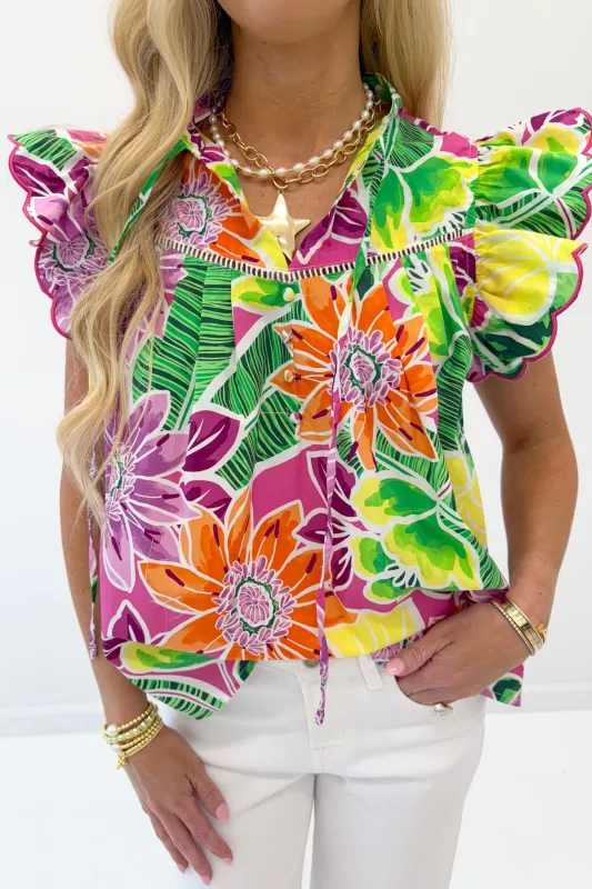 Lime Margarita Top - Green made by The Impeccable Pig