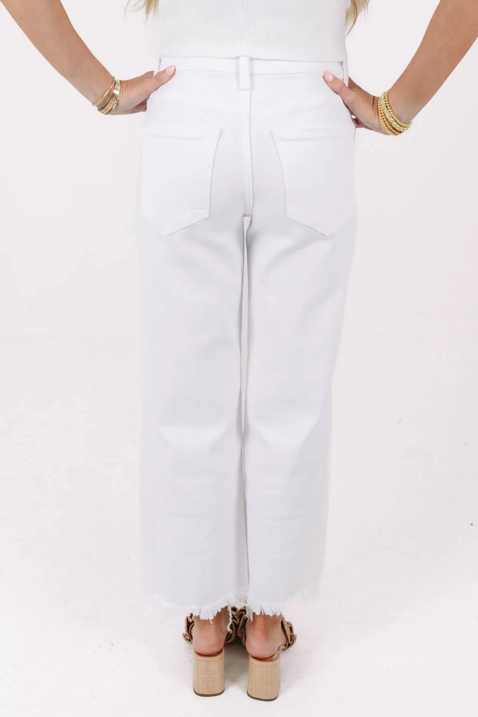 State Of Mind Jeans - White sold by The Impeccable Pig product image thumbnail 4