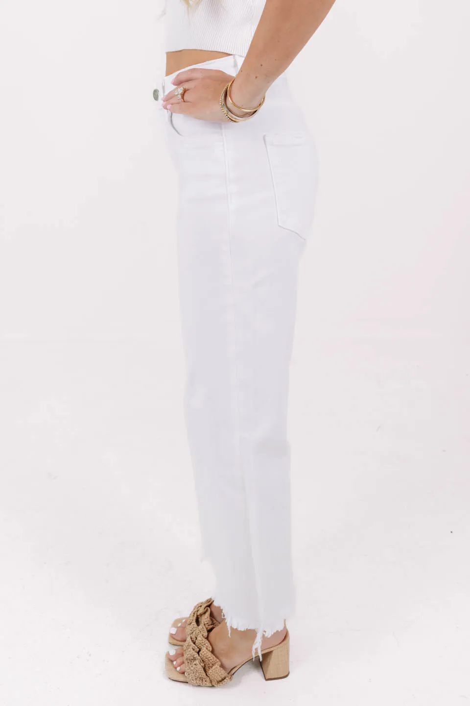 State Of Mind Jeans - White sold by The Impeccable Pig product image thumbnail 3