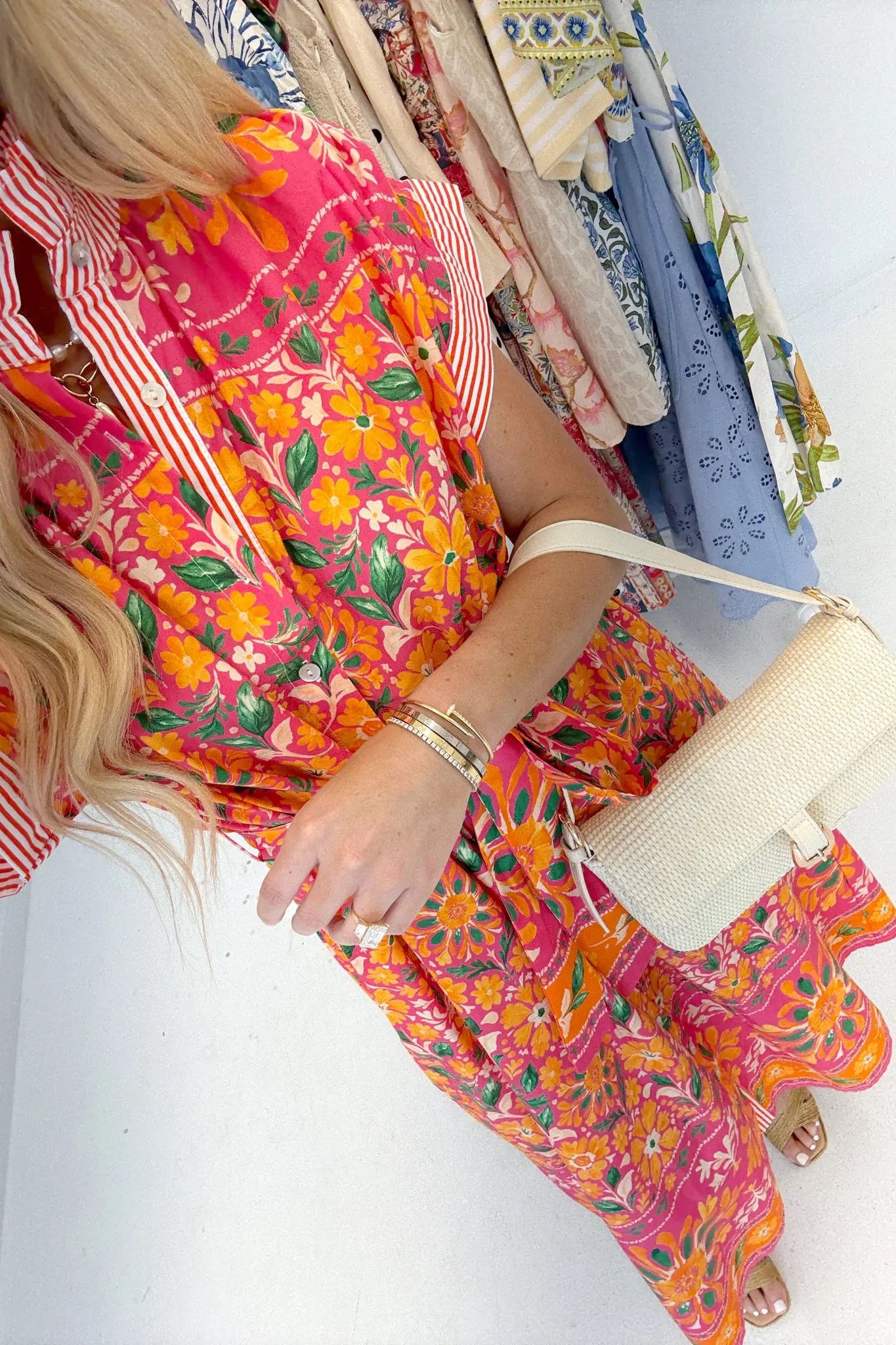 The Golden Hour Midi Dress - Pink sold by The Impeccable Pig product image thumbnail 2