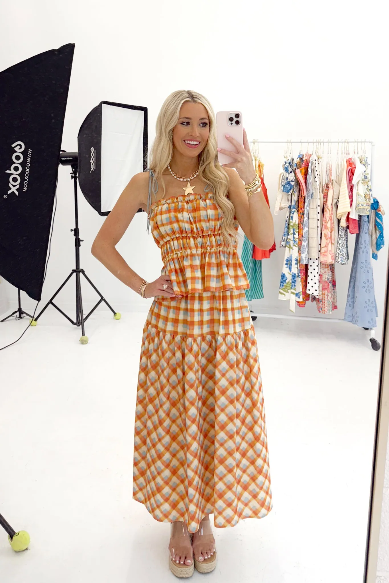 Mimosa Morning Top - Orange sold by The Impeccable Pig product image thumbnail 3