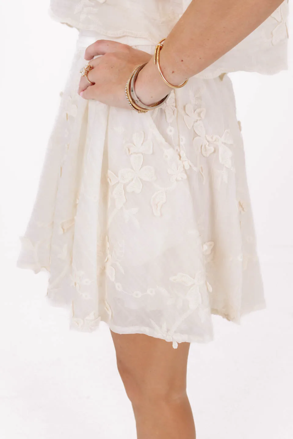 Love Story Skirt - Cream sold by The Impeccable Pig product image thumbnail 4