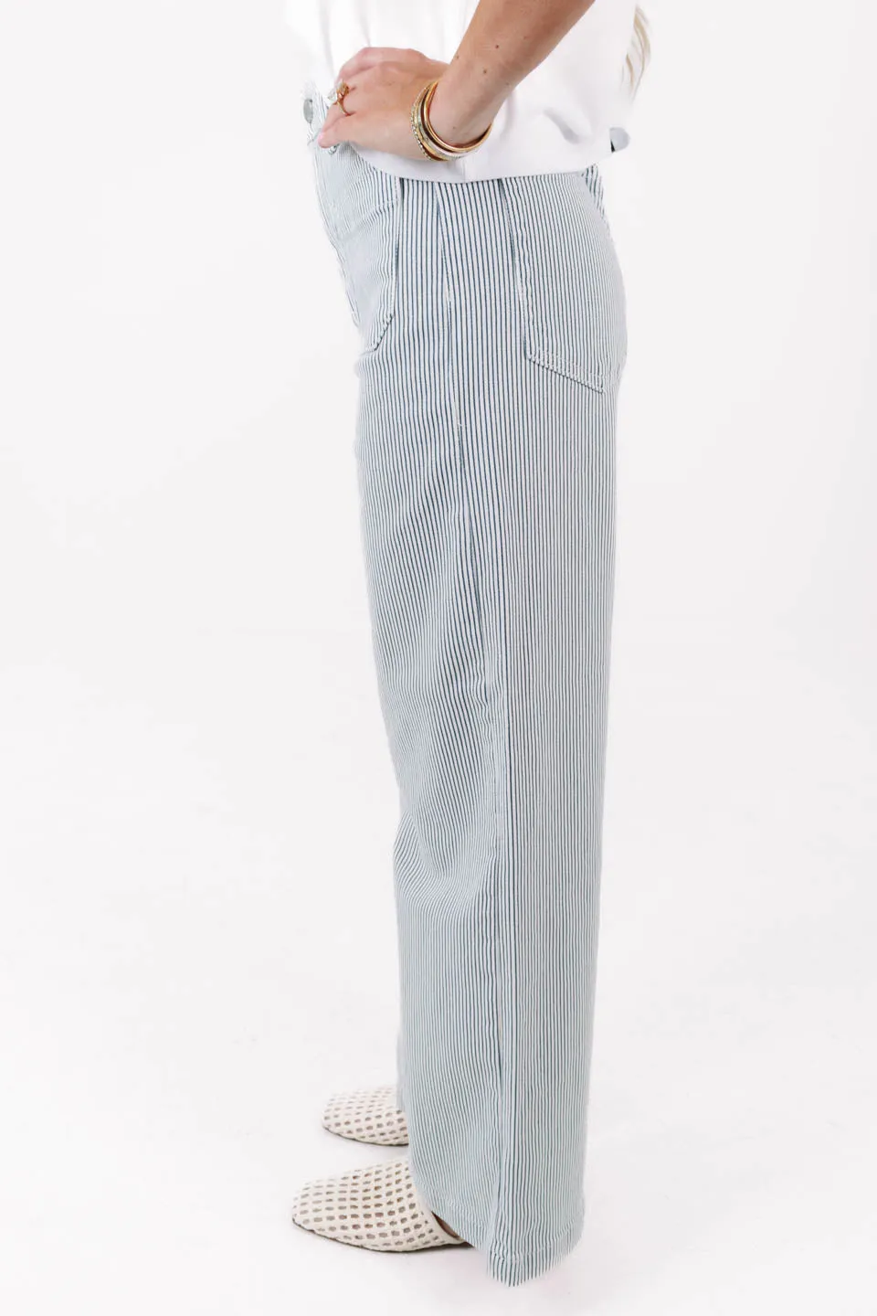 Capri Cocktail Jeans - Stripe sold by The Impeccable Pig product image thumbnail 4