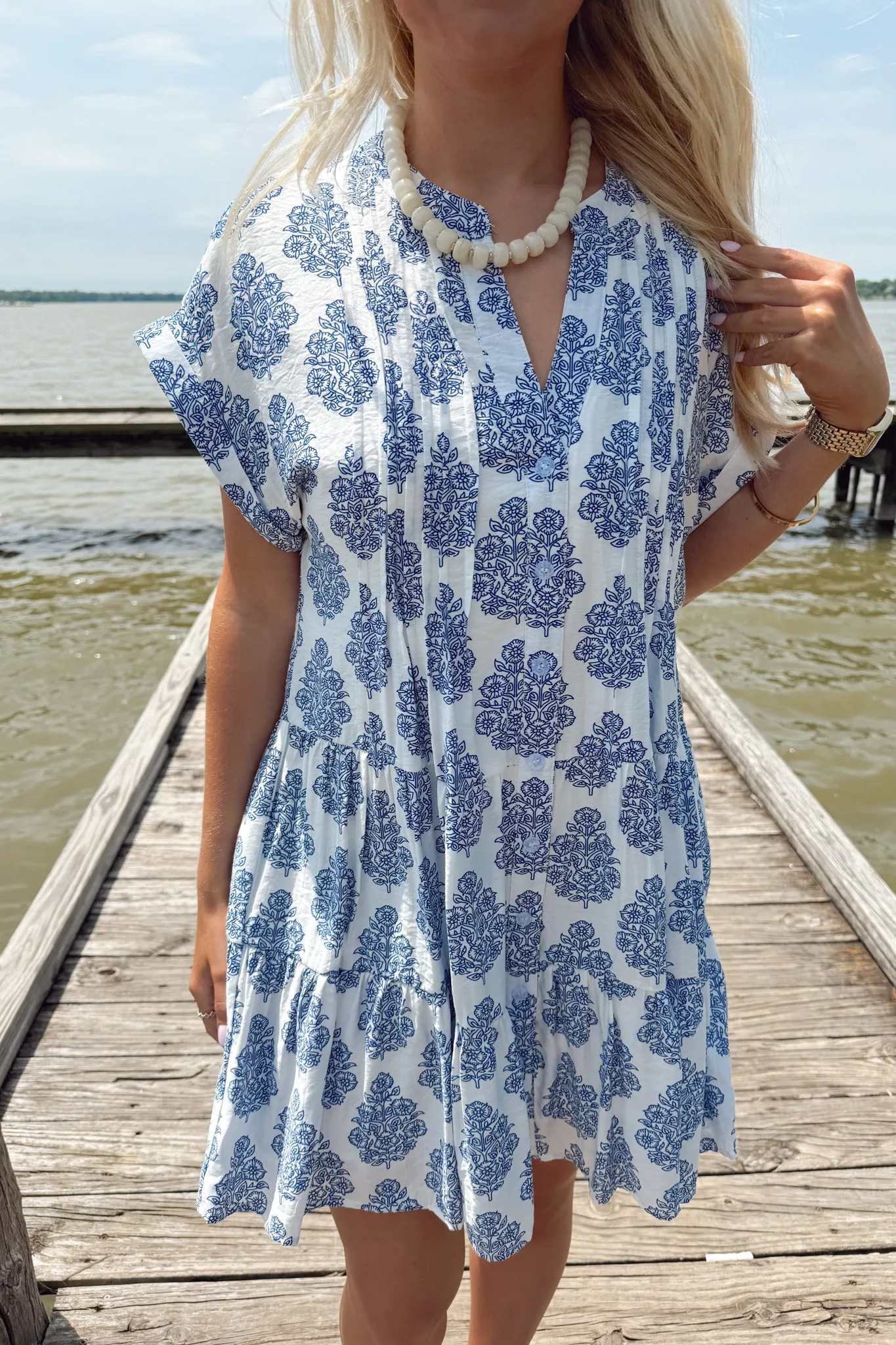 Go And Getaway Dress - Blue sold by The Impeccable Pig product image thumbnail 3