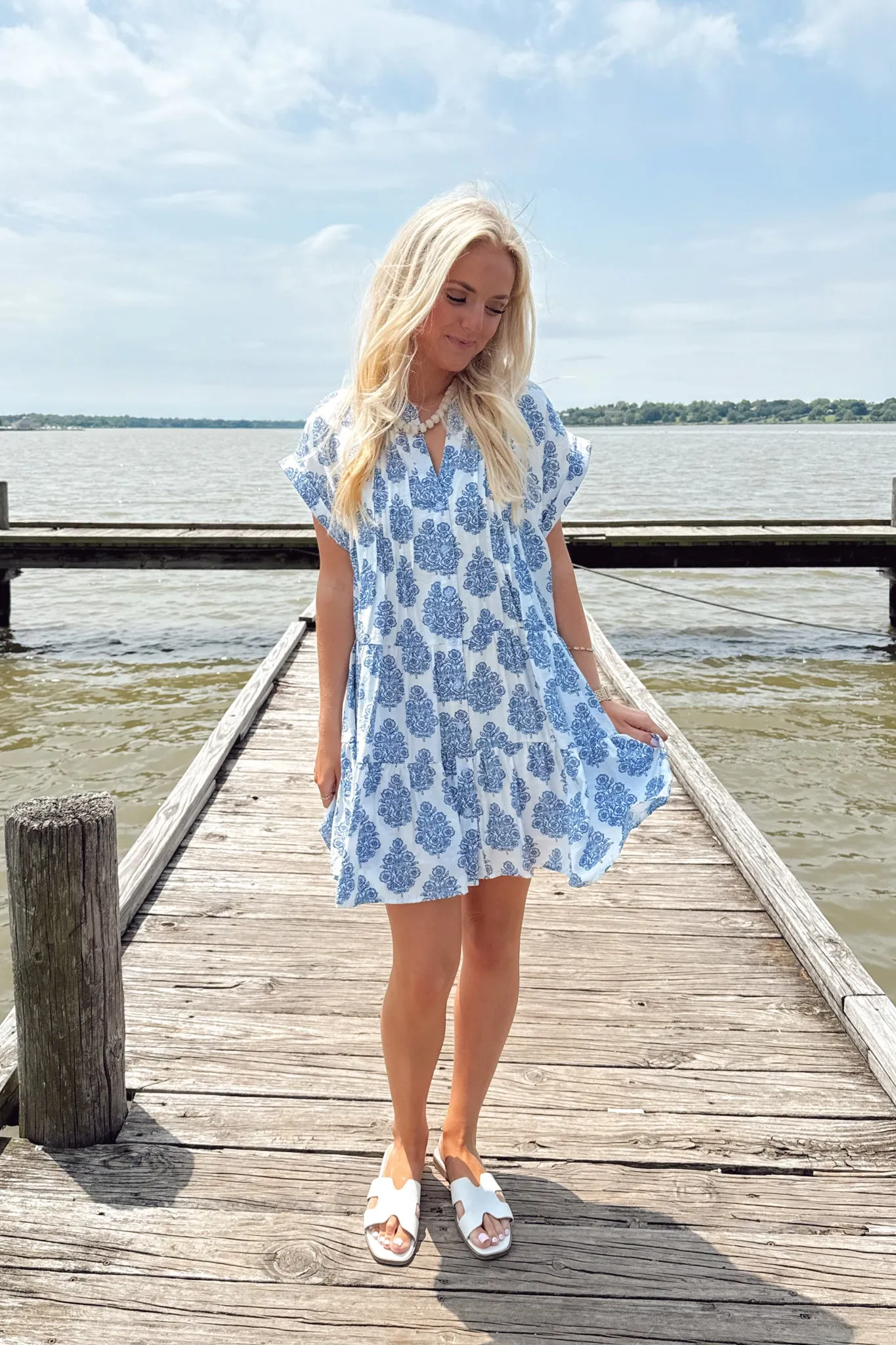 Go And Getaway Dress - Blue sold by The Impeccable Pig product image thumbnail 2