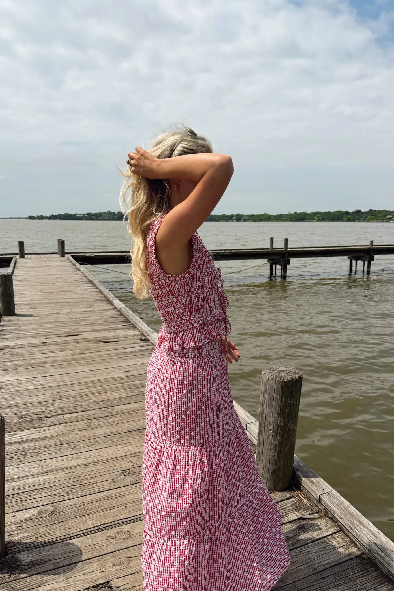 The Kendall Tie Top - Red sold by The Impeccable Pig product image thumbnail 5