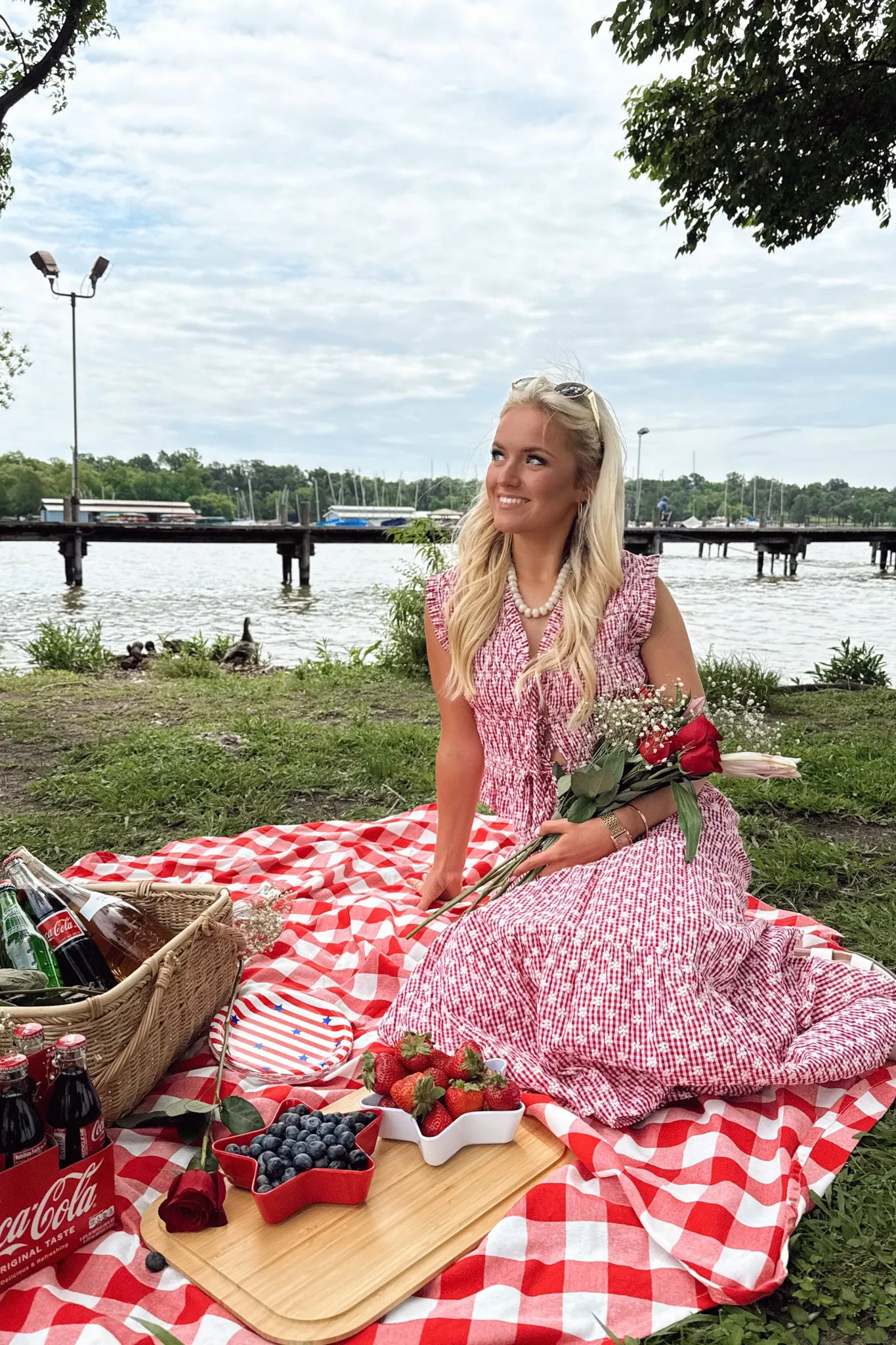 The Kendall Tie Top - Red sold by The Impeccable Pig product image thumbnail 3