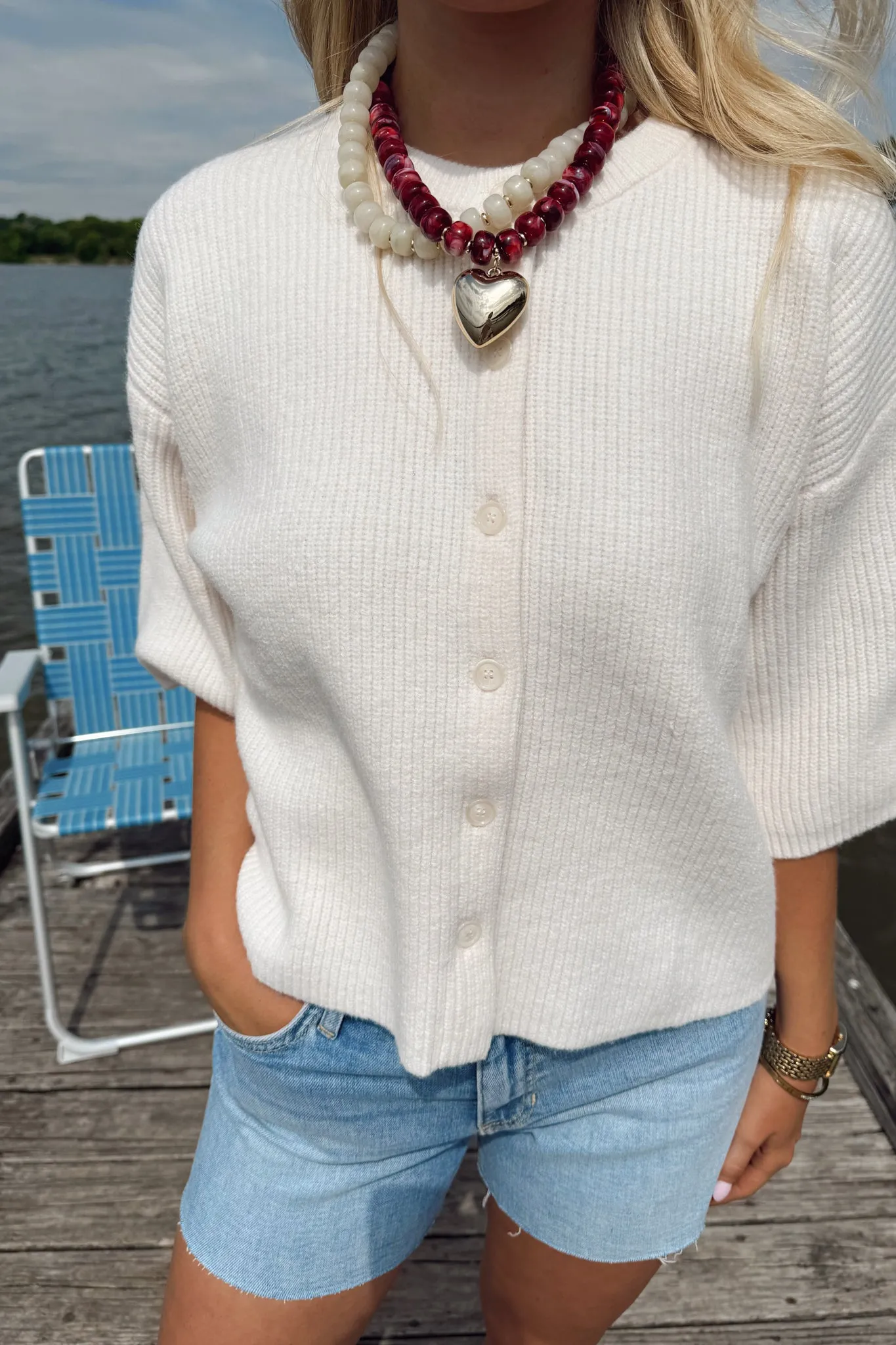 Next Best Sweater - Ivory sold by The Impeccable Pig product image thumbnail 2
