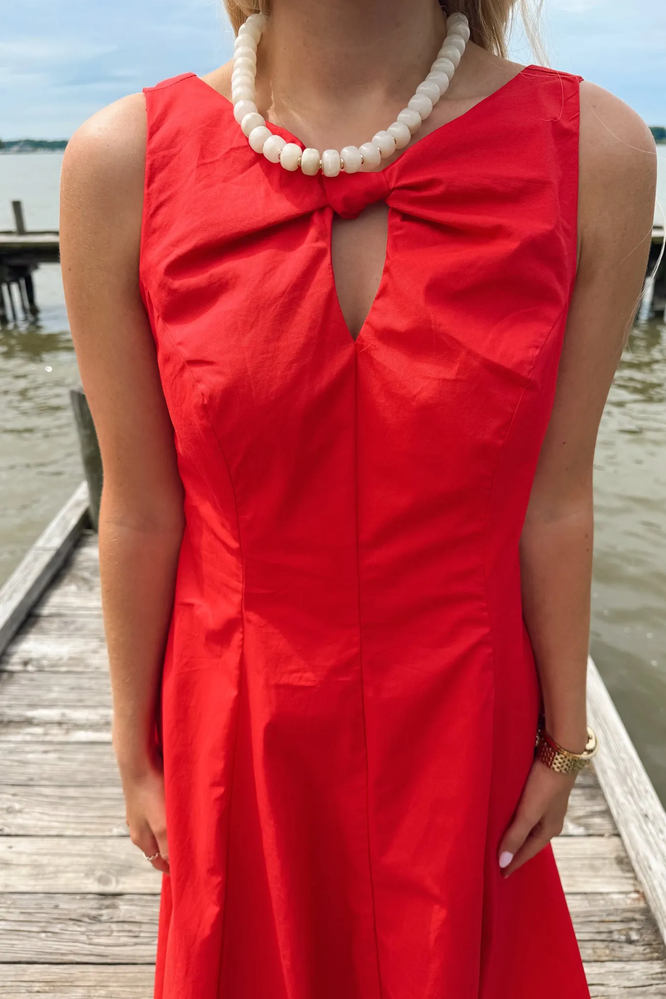 Heartbreaker Midi Dress - Red sold by The Impeccable Pig product image thumbnail 3