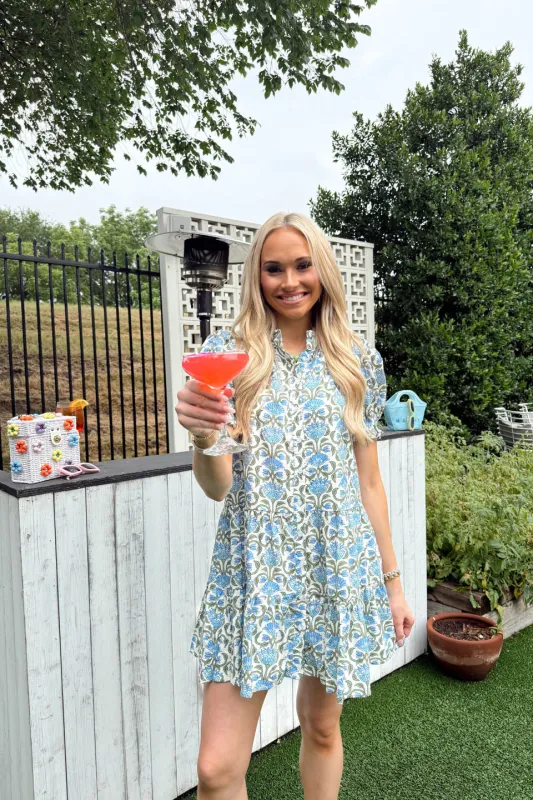 So In Love Dress - Blue made by TCEC