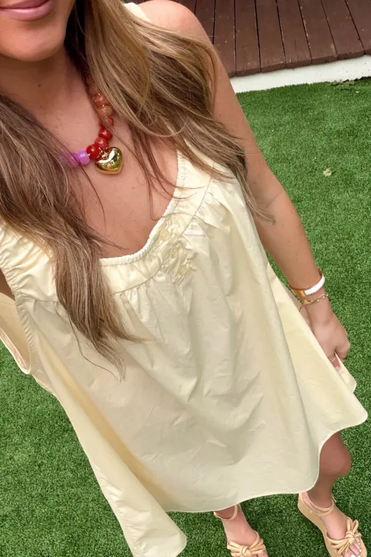 Sunny Days Dress - Yellow made by Olivaceous
