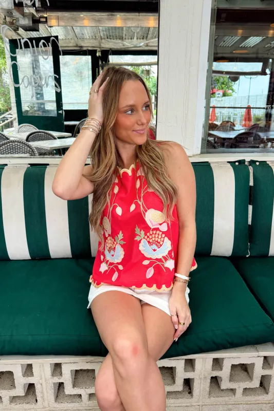 Endless Summer Top - Coral made by Merci