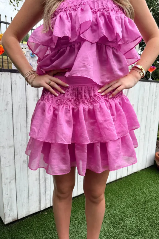 Raspberry Crush Skirt - Pink made by MABLE