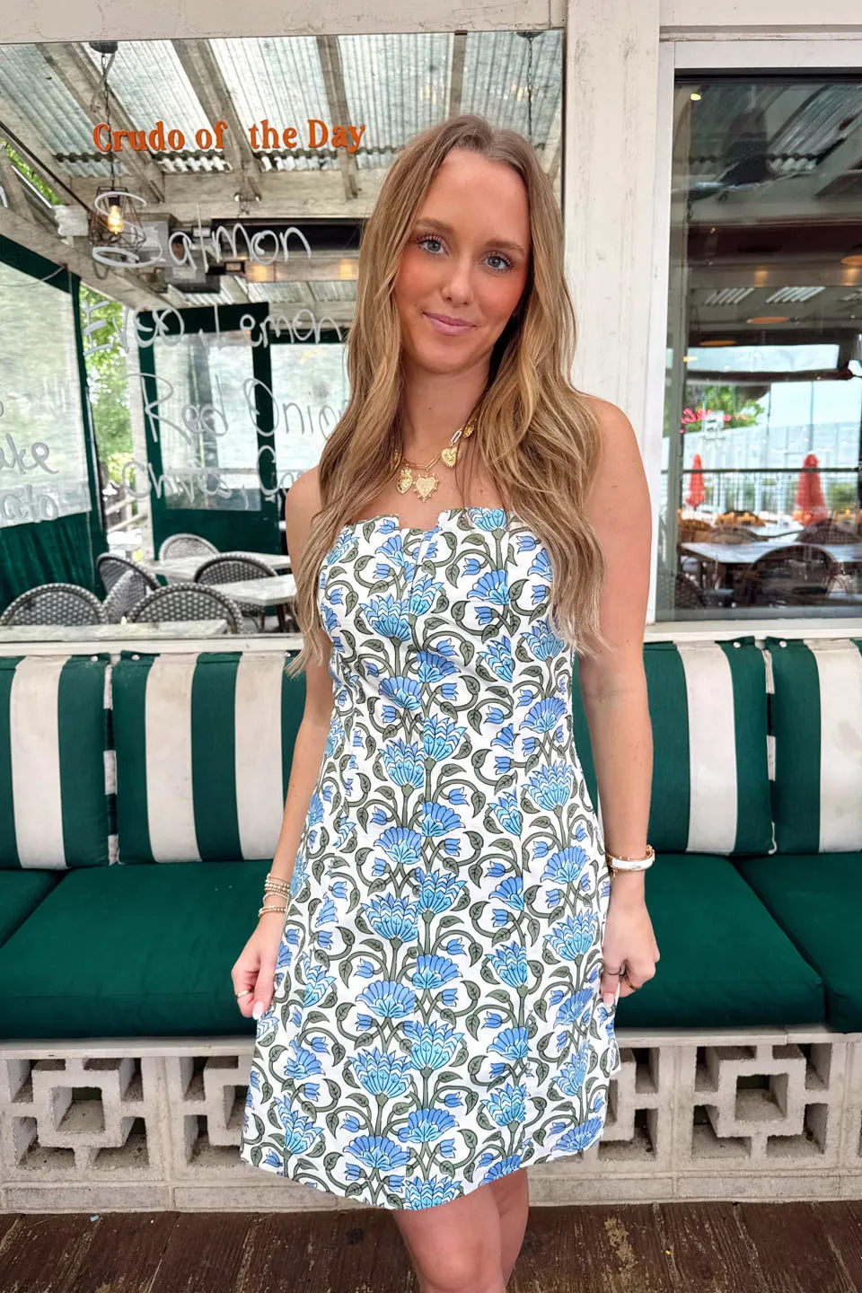 First Impressions Dress - Blue sold by The Impeccable Pig product image thumbnail 2