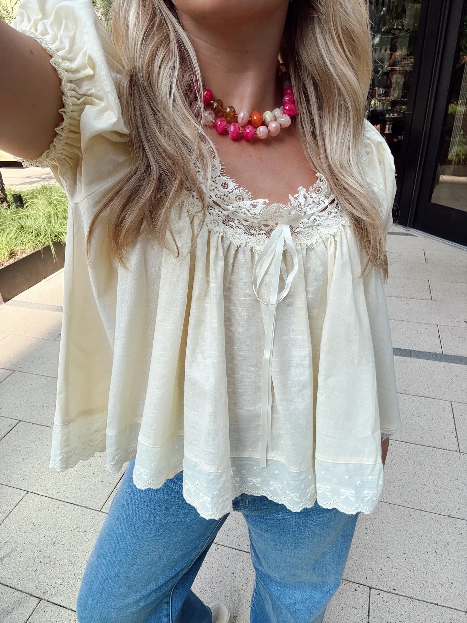 Southern Charm Top - Yellow sold by The Impeccable Pig product image thumbnail 4