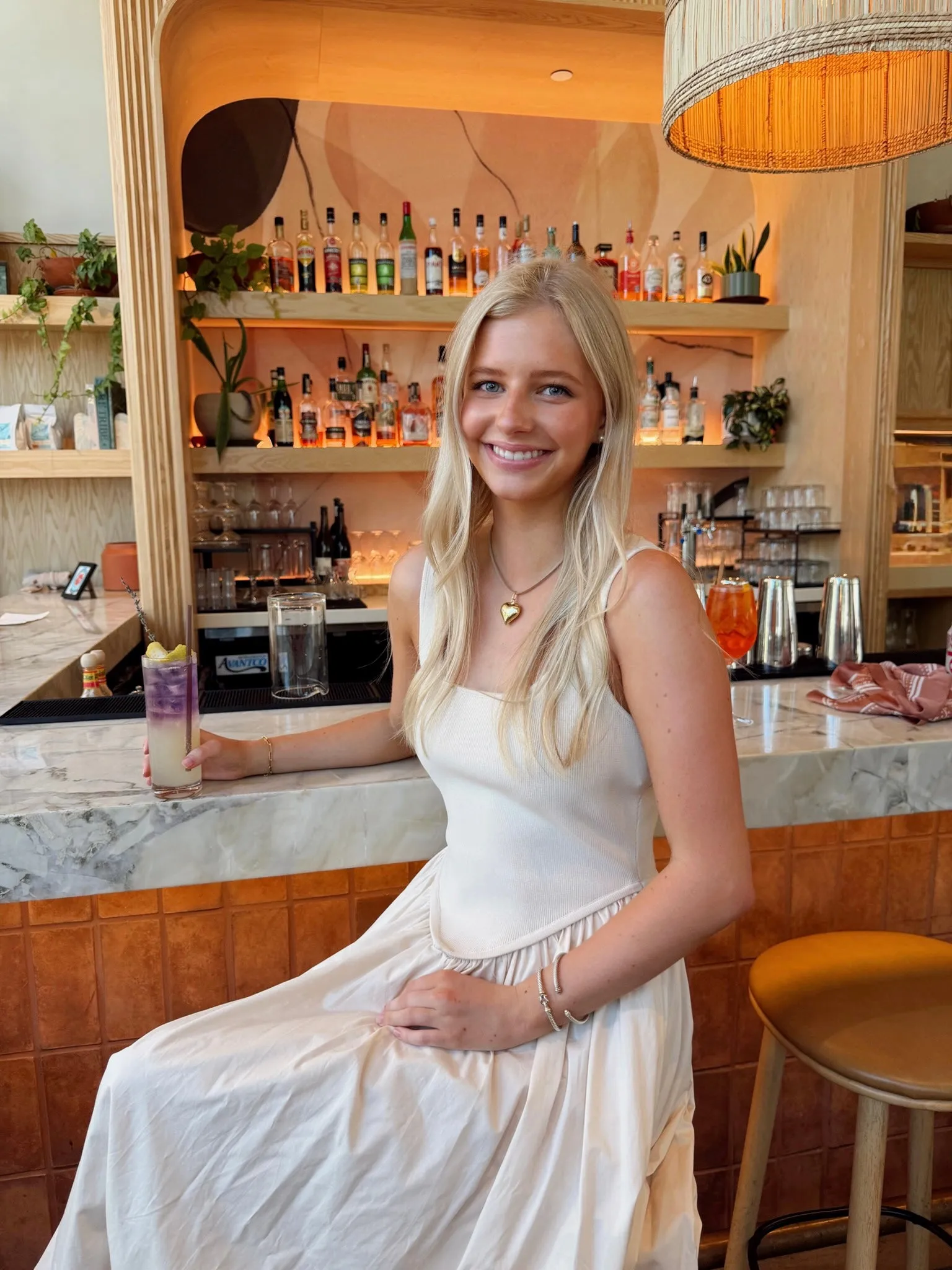 Grace And Charm Midi Dress - Natural sold by The Impeccable Pig product image thumbnail 4