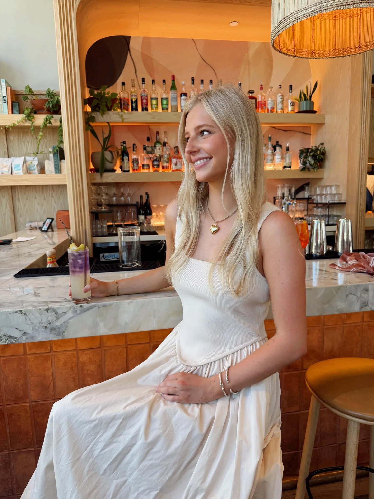 Grace And Charm Midi Dress - Natural sold by The Impeccable Pig