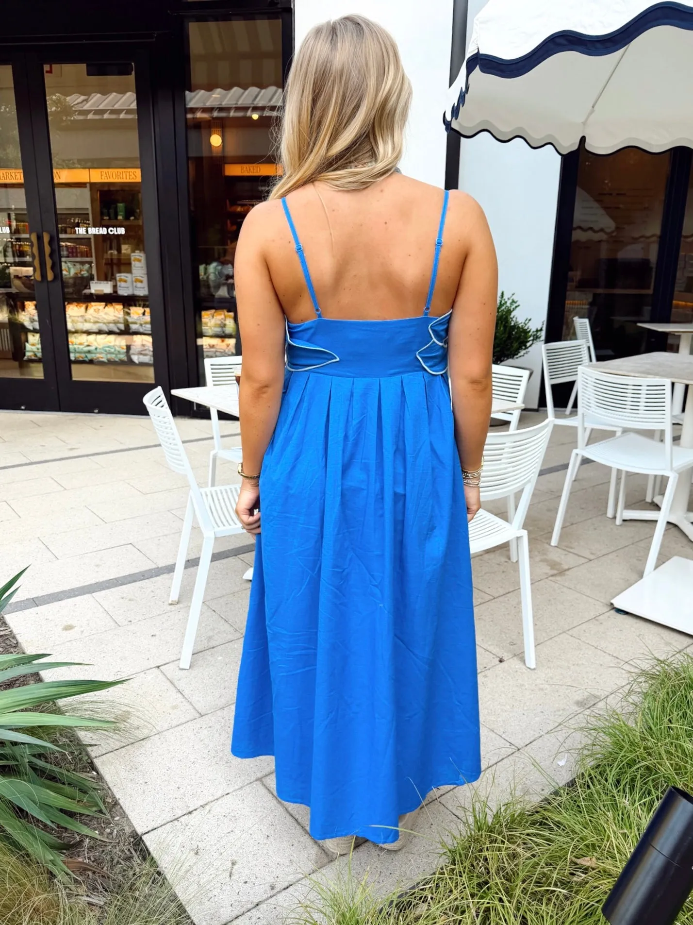 Salt Air Midi Dress - Blue sold by The Impeccable Pig product image thumbnail 5