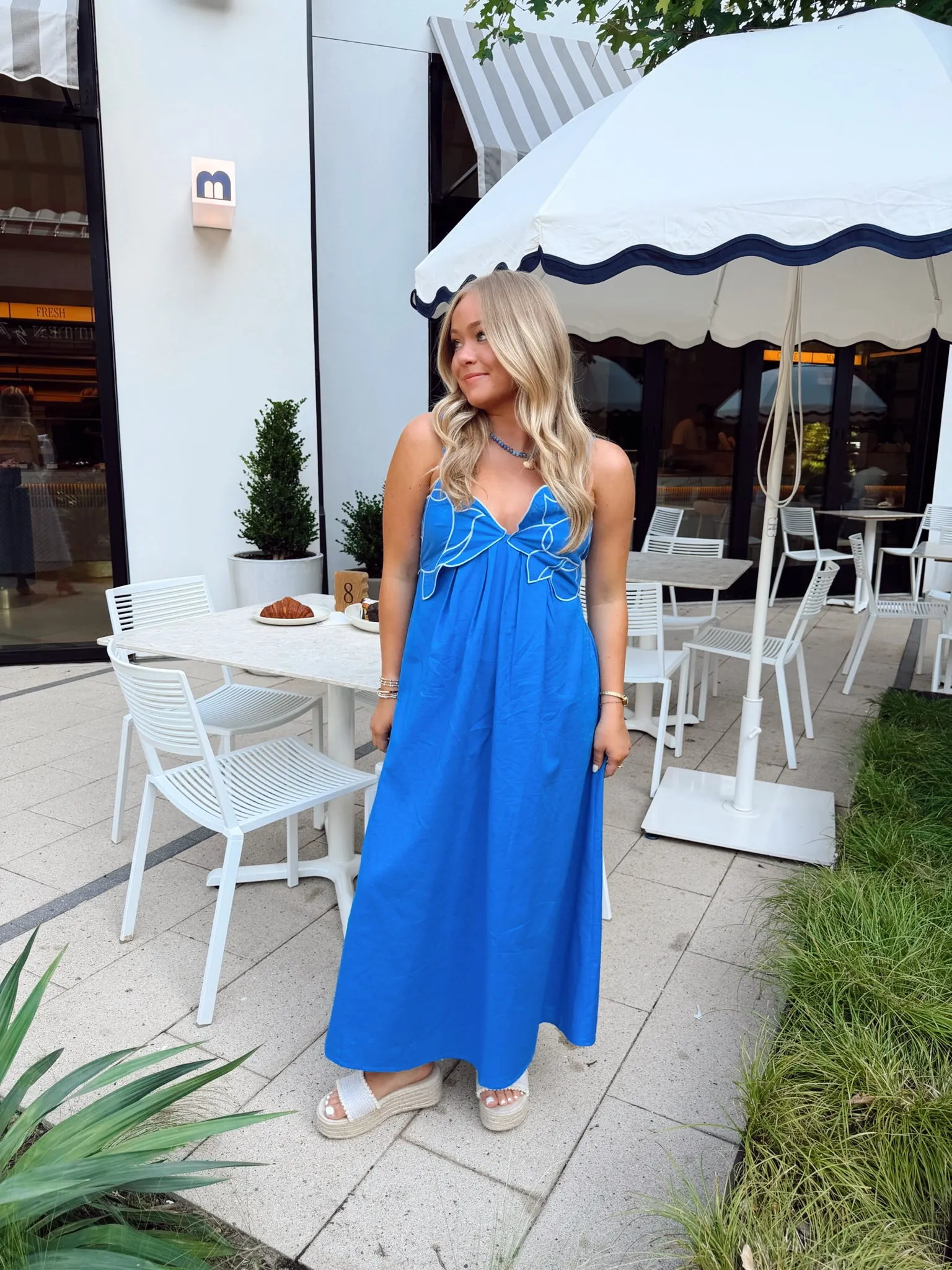 Salt Air Midi Dress - Blue sold by The Impeccable Pig