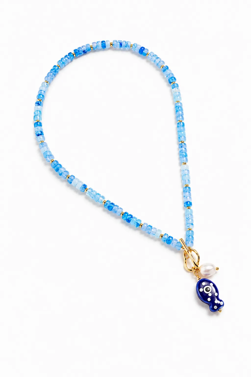 Catch Of The Day Necklace - Blue sold by The Impeccable Pig product image thumbnail 2