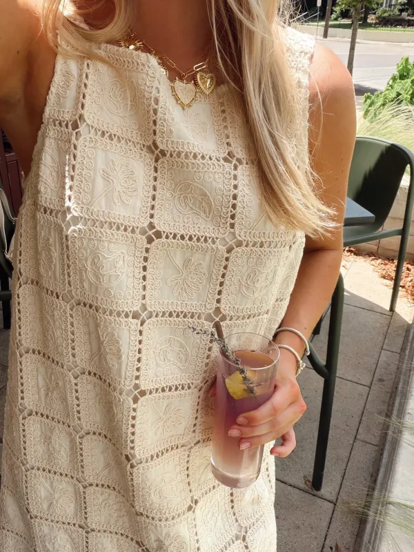 Crochet Cutie Dress - Natural made by MABLE