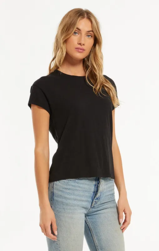 Z Supply Modern Slub Tee - Black made by Z Supply