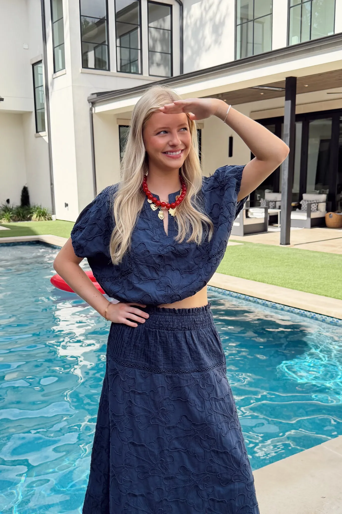 I Just Might Top - Navy sold by The Impeccable Pig product image thumbnail 2