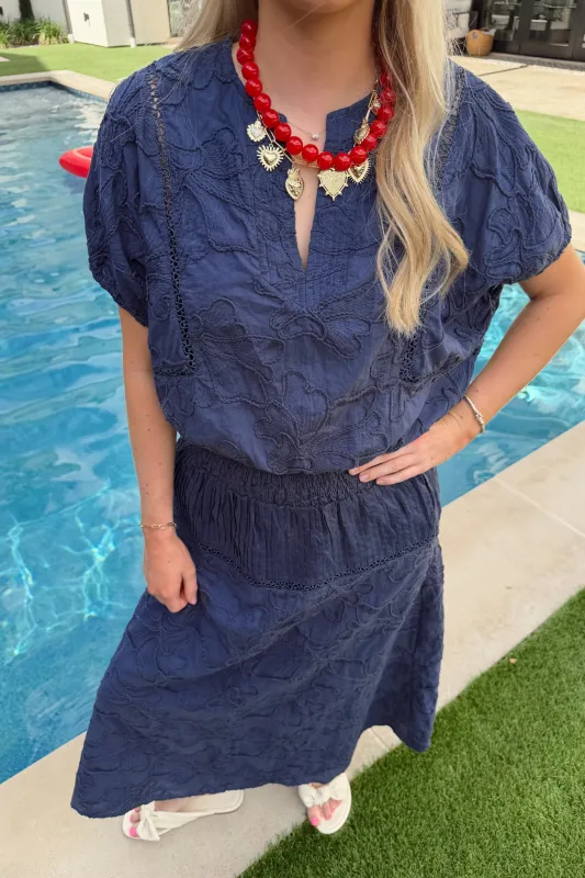 I Just Might Top - Navy made by Strut & Bolt