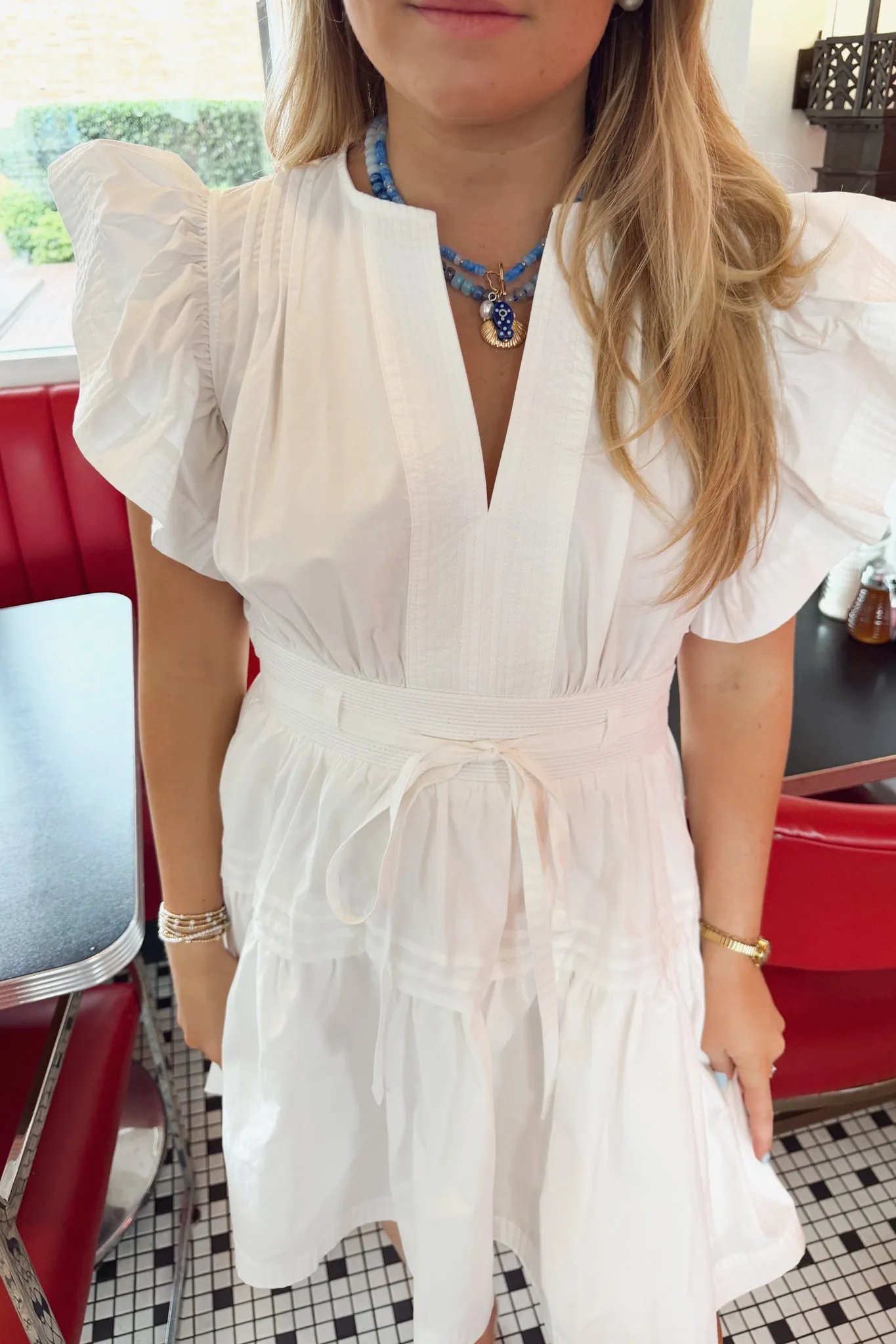 A Sweet Statement Dress - White sold by The Impeccable Pig product image thumbnail 2