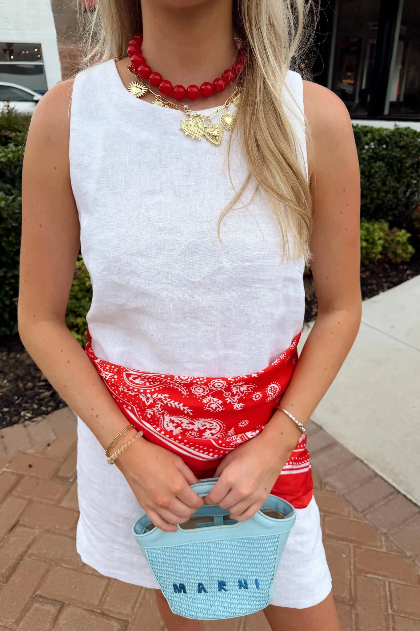 Lake Day Essential Dress - White sold by The Impeccable Pig product image thumbnail 5
