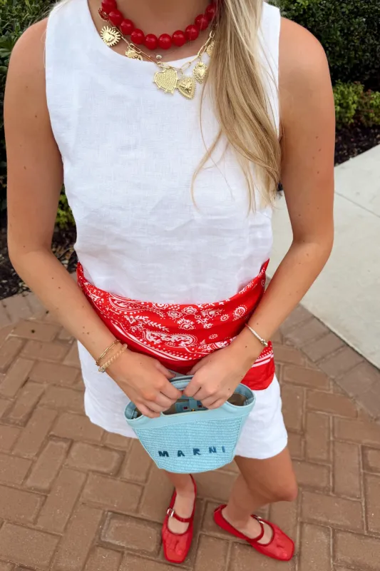 Lake Day Essential Dress - White made by Olivaceous