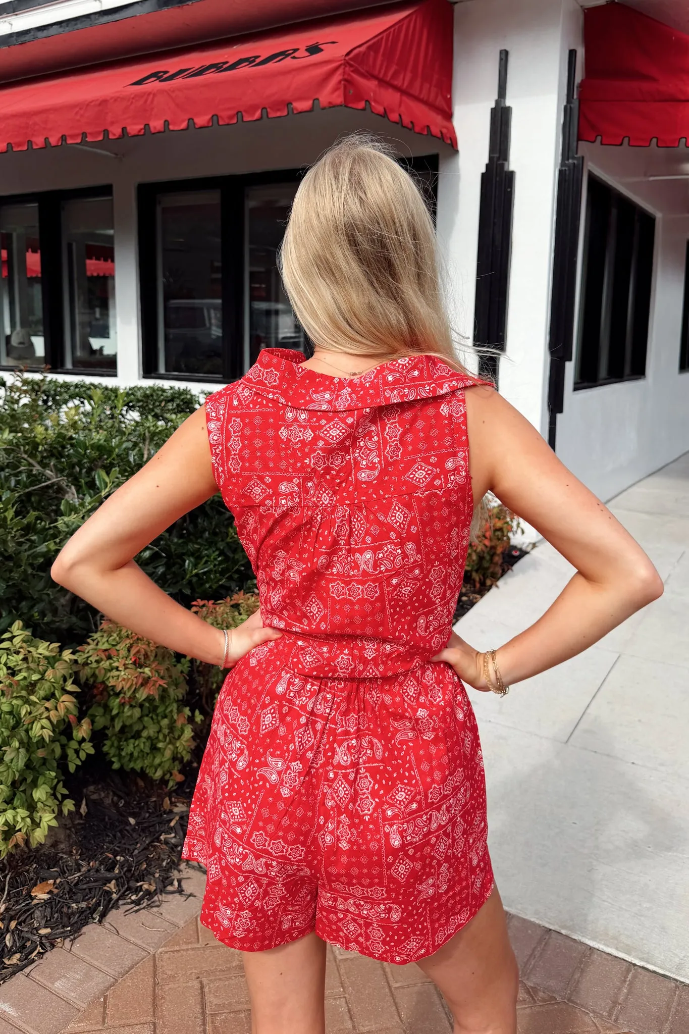 Cherry Crush Romper - Red sold by The Impeccable Pig product image thumbnail 5