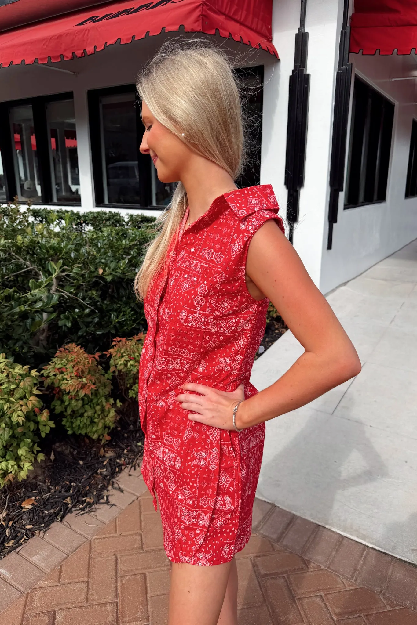Cherry Crush Romper - Red sold by The Impeccable Pig product image thumbnail 4