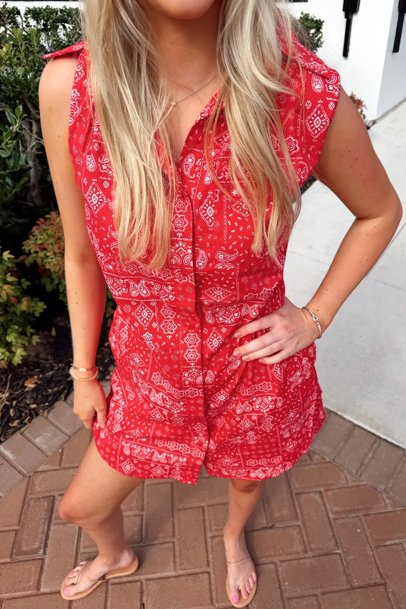 Cherry Crush Romper - Red sold by The Impeccable Pig product image thumbnail 3