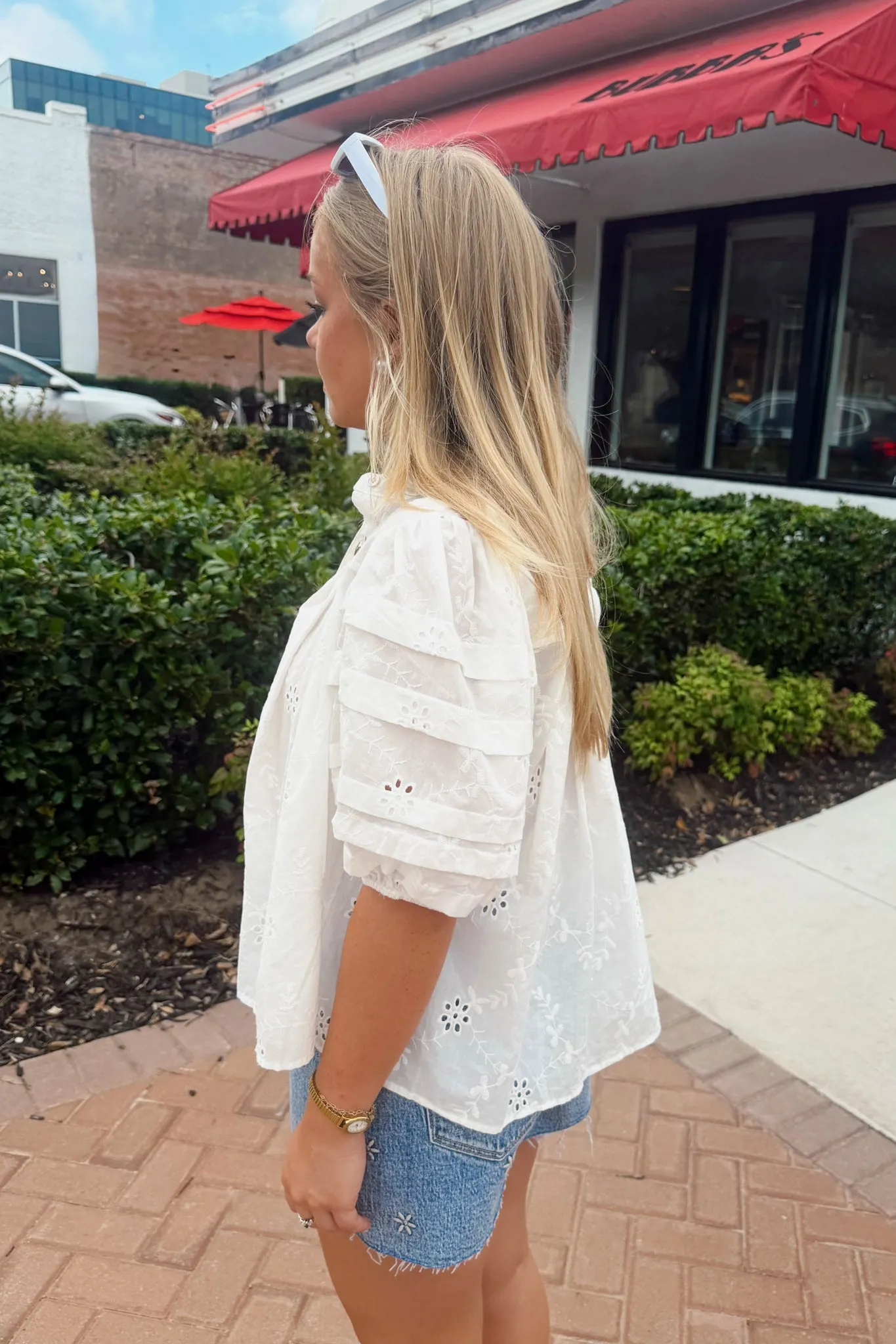 Tea Garden Top - White sold by The Impeccable Pig product image thumbnail 5