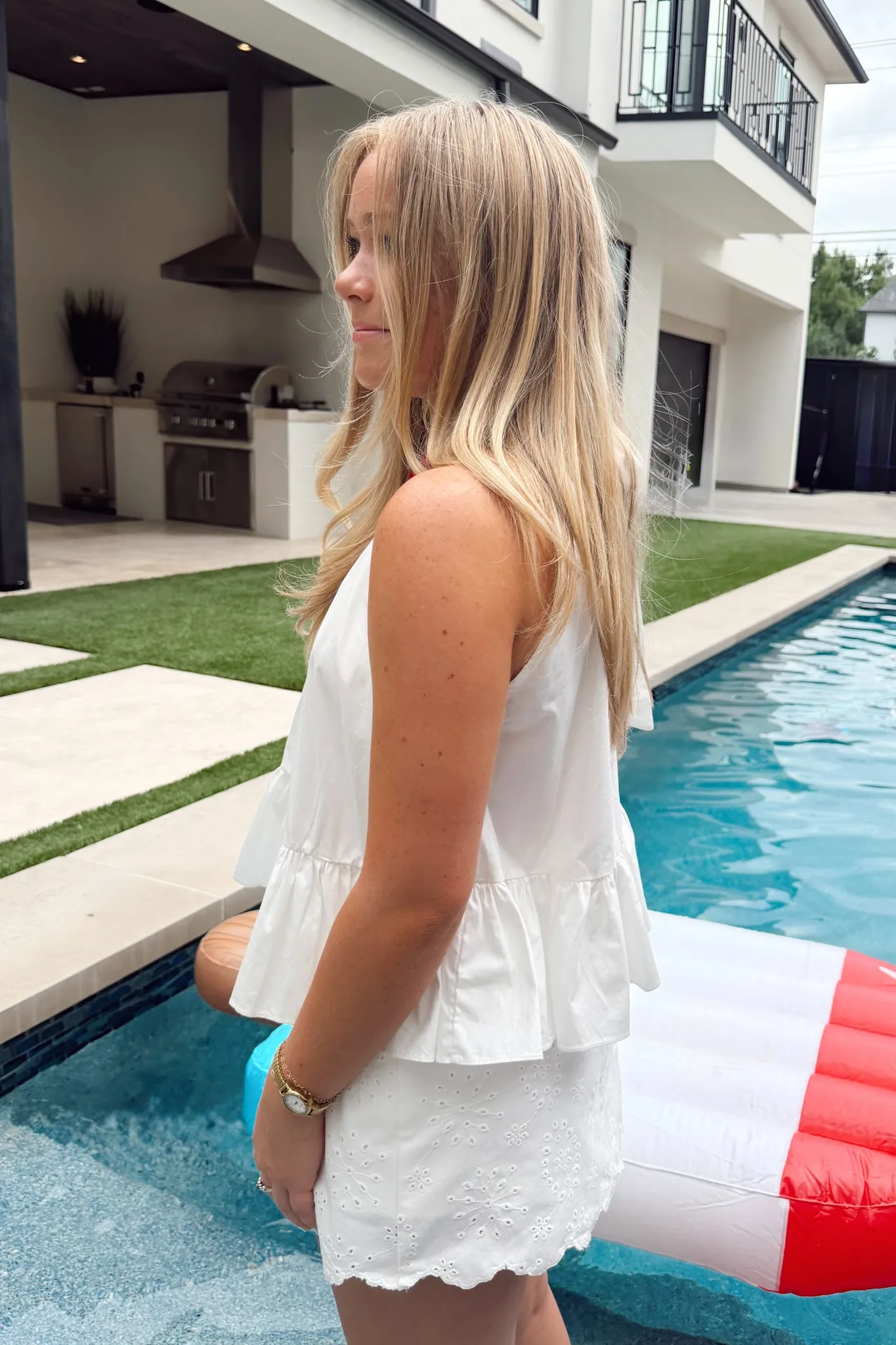 Cooling Off Top - White sold by The Impeccable Pig product image thumbnail 4