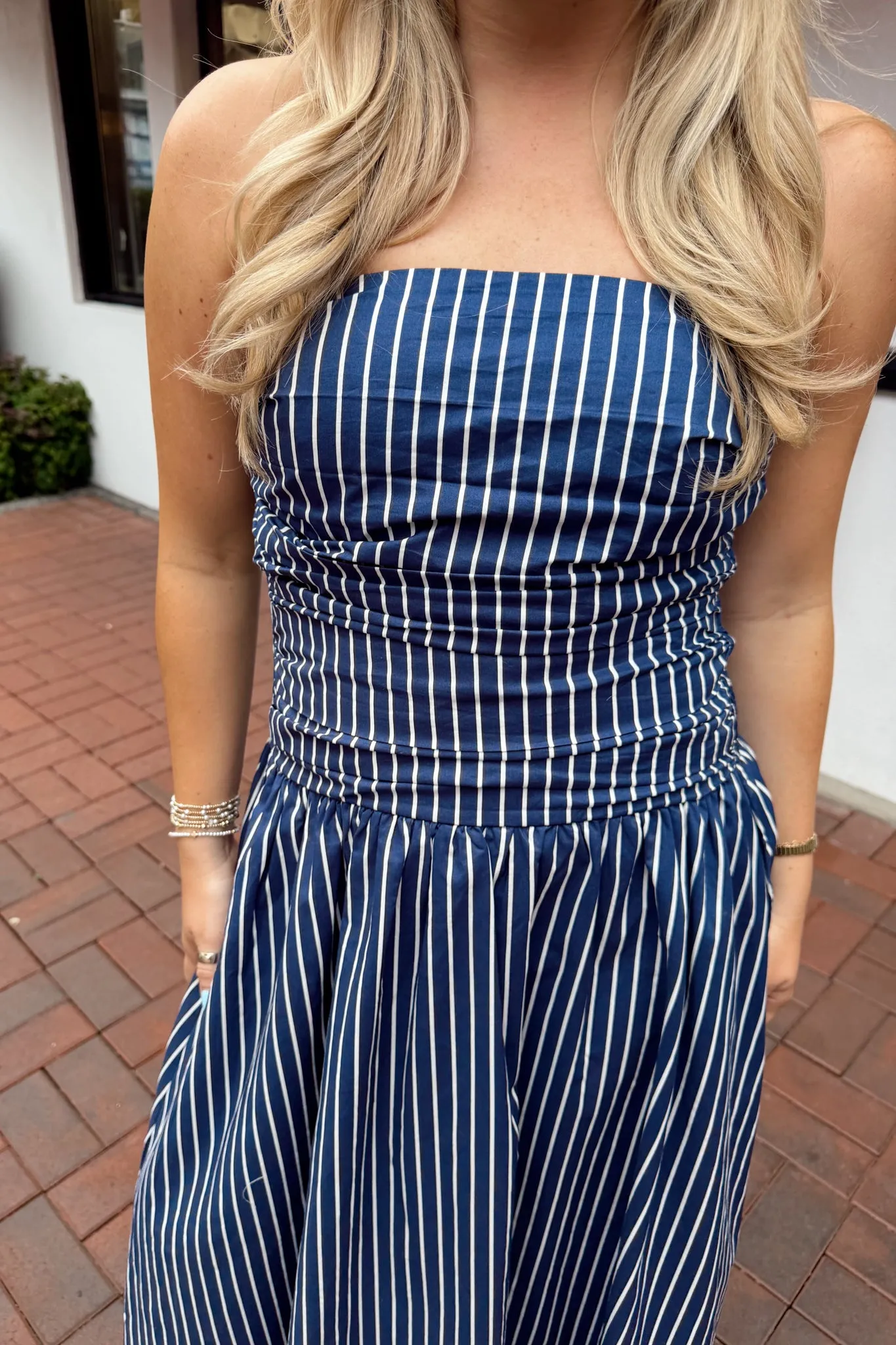 Maritime Muse Midi Dress - Navy sold by The Impeccable Pig product image thumbnail 3