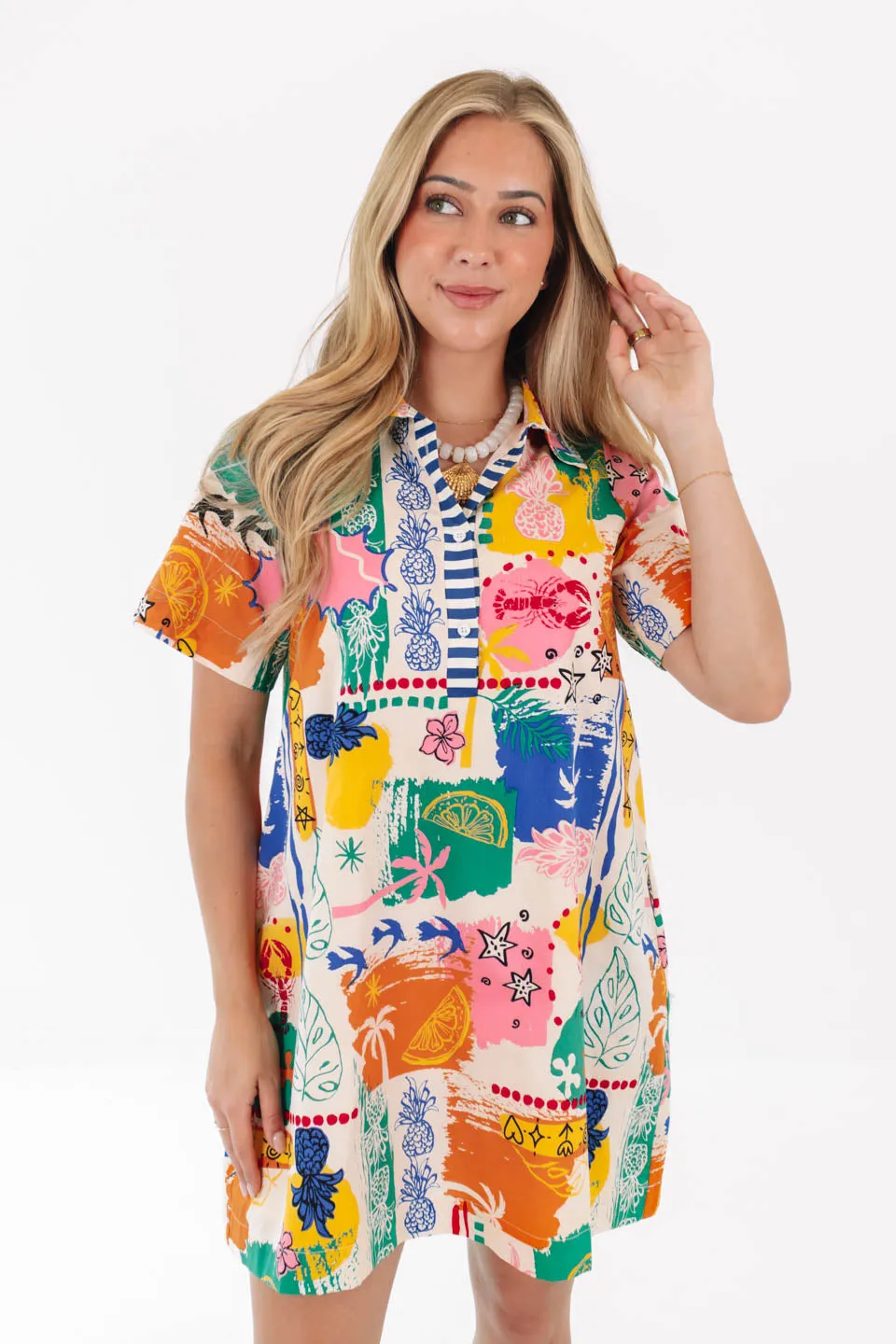 All About It Dress - Multi sold by The Impeccable Pig