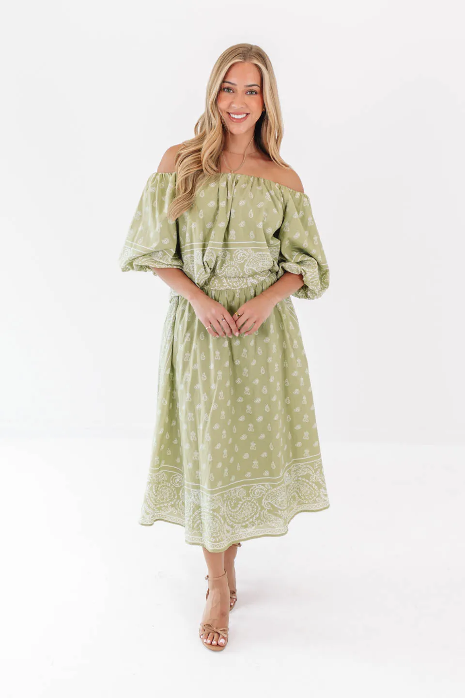 Easy Living Midi Skirt - Sage sold by The Impeccable Pig product image thumbnail 2