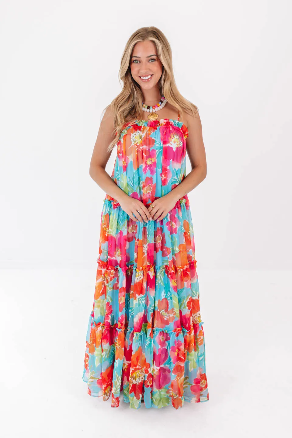 Cabana Crush Maxi Dress - Multi sold by The Impeccable Pig product image thumbnail 2