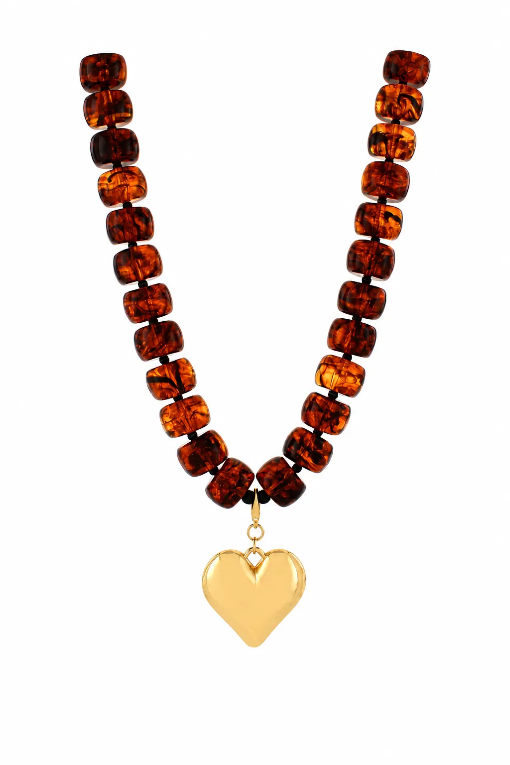 Heart And Honey Necklace - Amber sold by The Impeccable Pig product image thumbnail 3