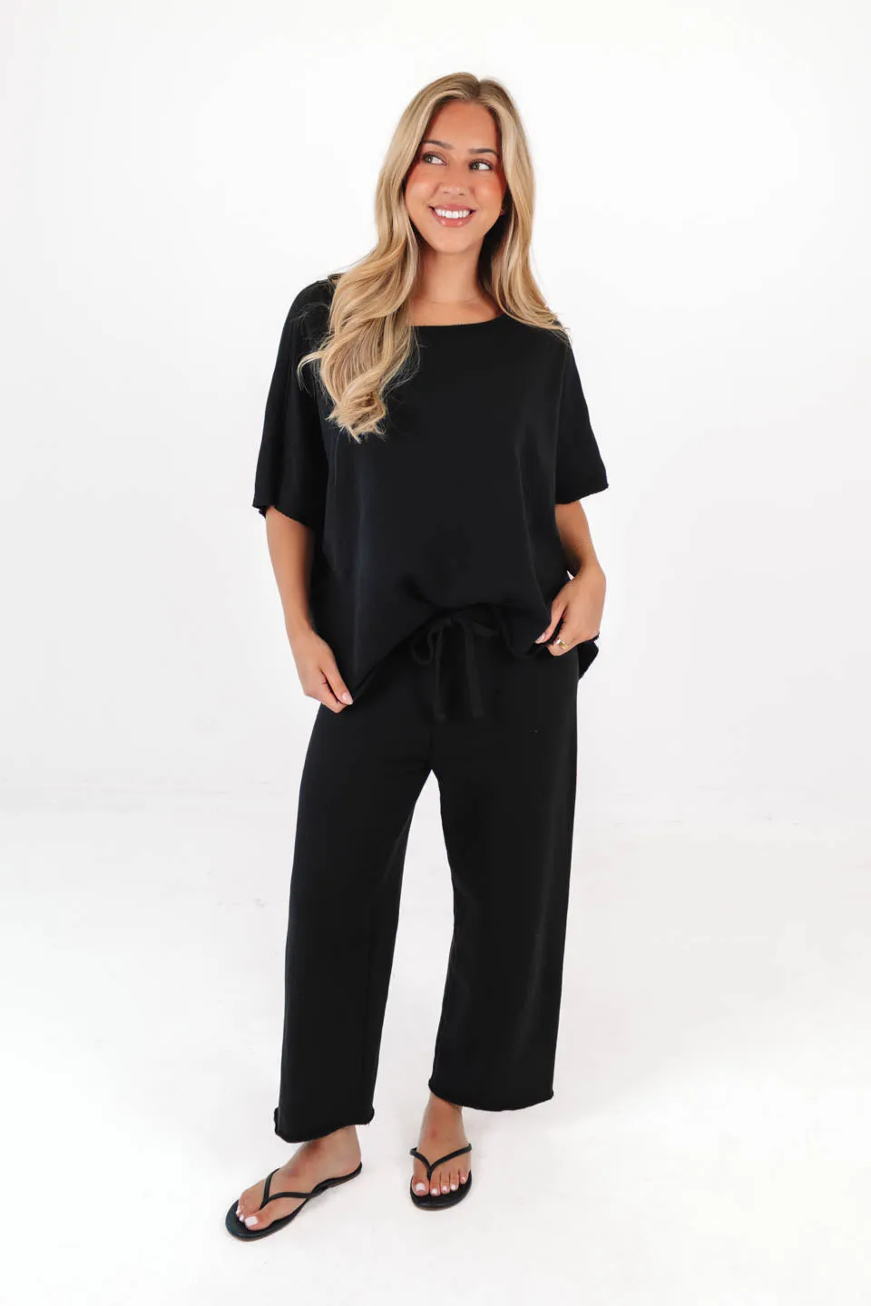 Cozy Crush Pants - Black sold by The Impeccable Pig product image thumbnail 4