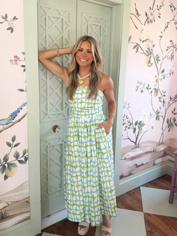Mod About You Midi Dress - Green made by Pinch