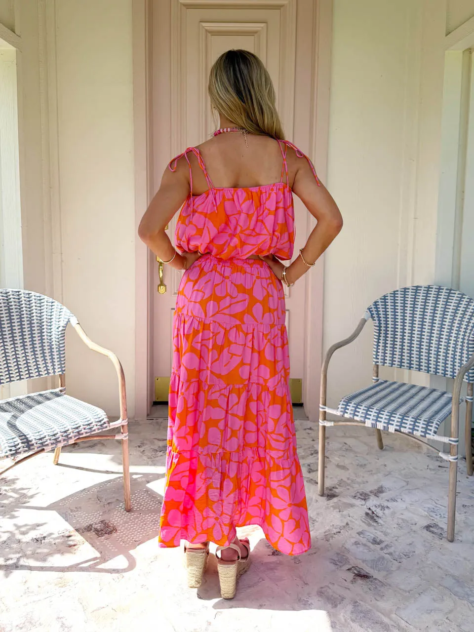 Tropical Punch Top - Pink/Orange sold by The Impeccable Pig product image thumbnail 5