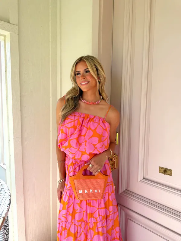 Tropical Punch Top - Pink/Orange made by Day + Moon