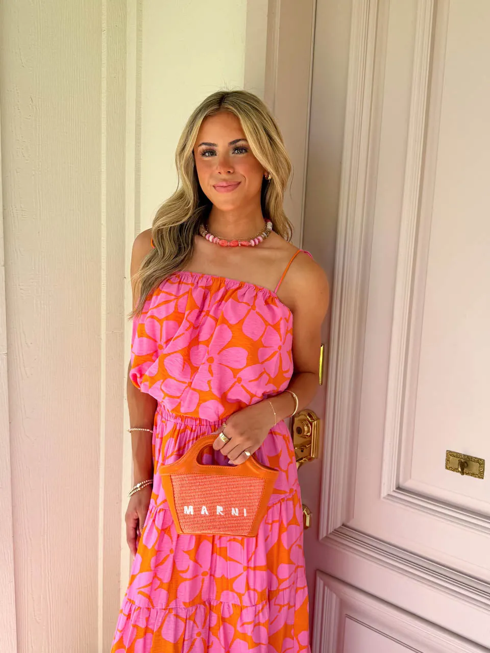 Tropical Punch Top - Pink/Orange sold by The Impeccable Pig product image thumbnail 3