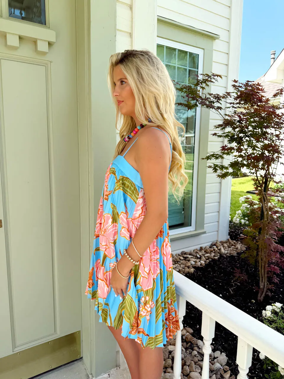 Endless Vacay Dress - Blue sold by The Impeccable Pig product image thumbnail 5