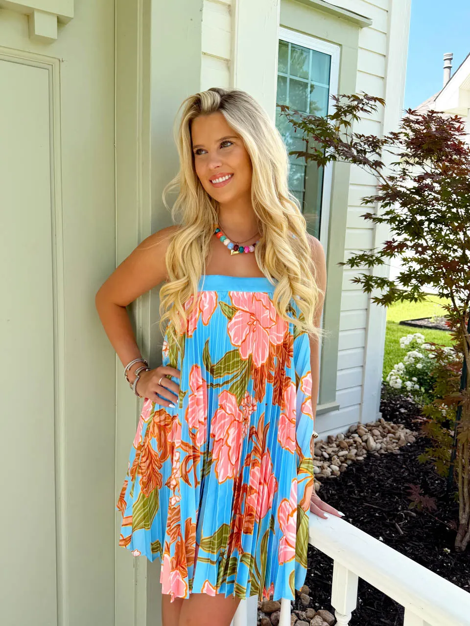 Endless Vacay Dress - Blue sold by The Impeccable Pig product image thumbnail 2