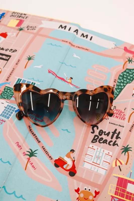 Major Heart Eyes Sunnies - Light Tortoise made by The Impeccable Pig